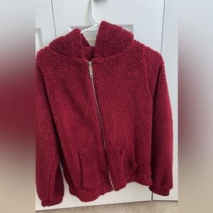 Red Sherpa Zipup